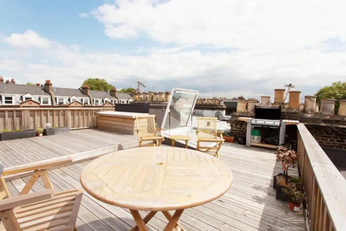 Sunny 2 Bedroom, 2 Bathroom Apartment With Roof Terrace London Bagian luar foto